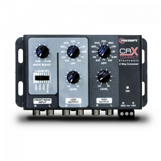 Taramps CRX-4 Compact Electronic 4-Way Crossover CRX4 Low Mid High